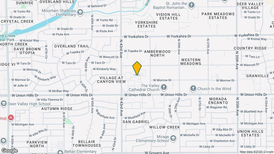 4213 W Rosemonte Dr Mapa y Detalles de la Ubicación