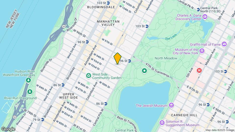 39 W 94th St Mapa y Detalles de la Ubicación