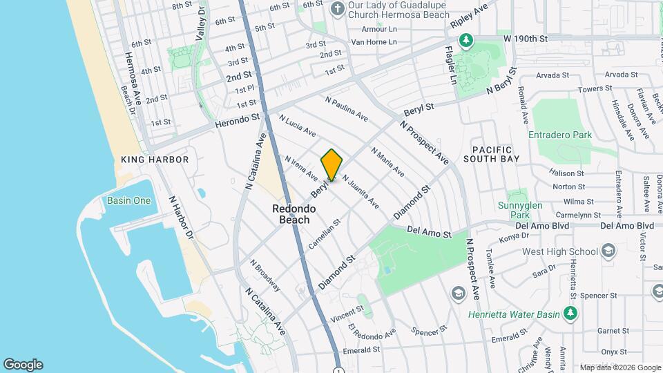 626 N Irena Ave Mapa y Detalles de la Ubicación