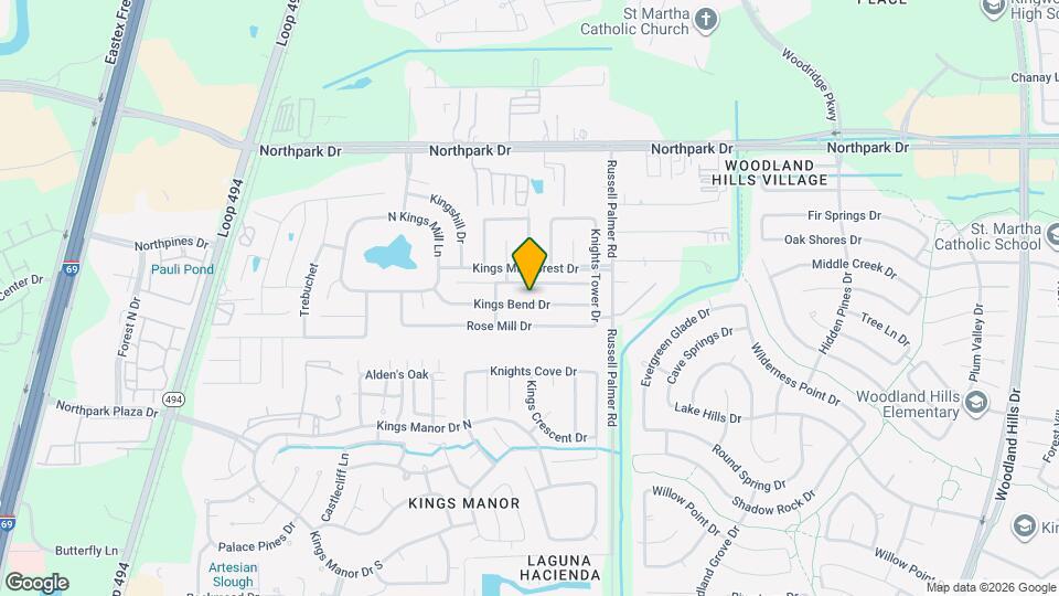 21559 Kings Bend Dr Map and Location Details