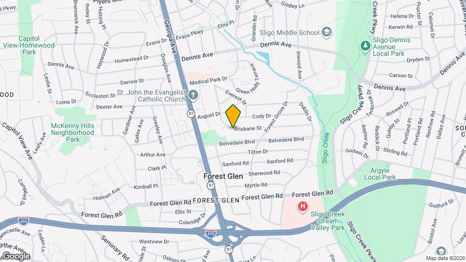 1812 Brisbane St Map and Location Details