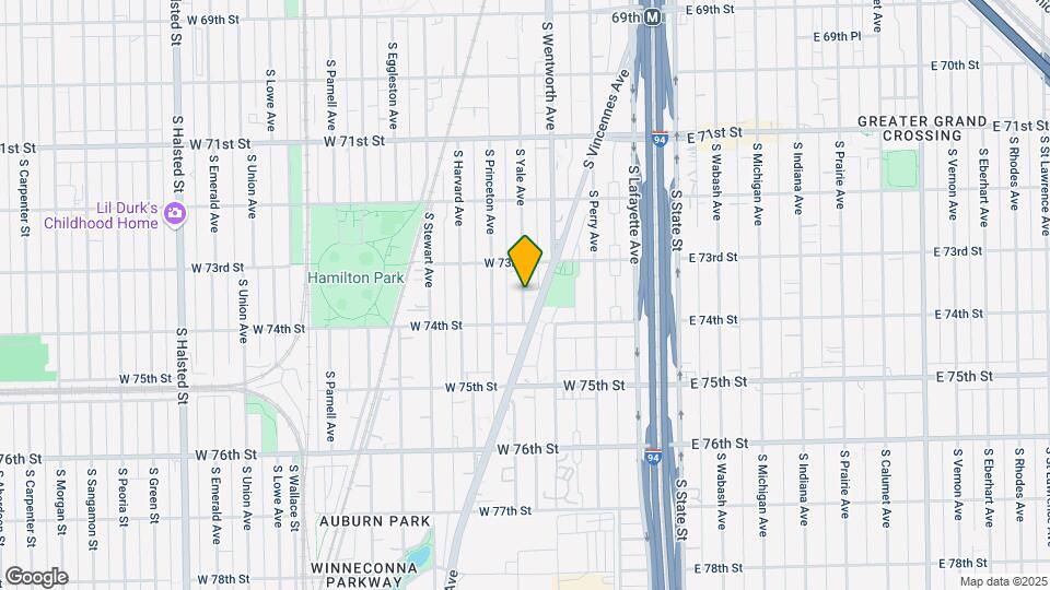 7357 S Yale Ave-Unit -7357-3 Map and Location Details