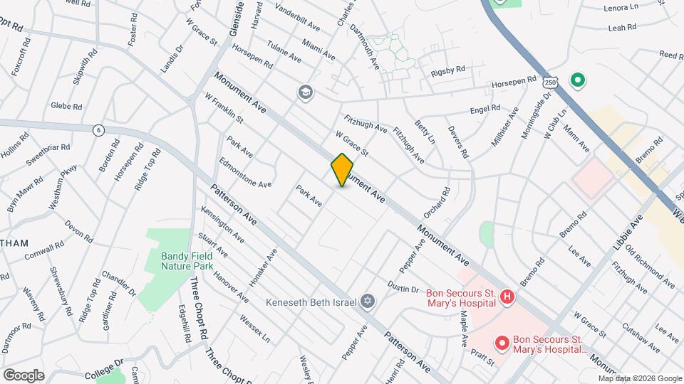 6522 W Franklin St Map and Location Details