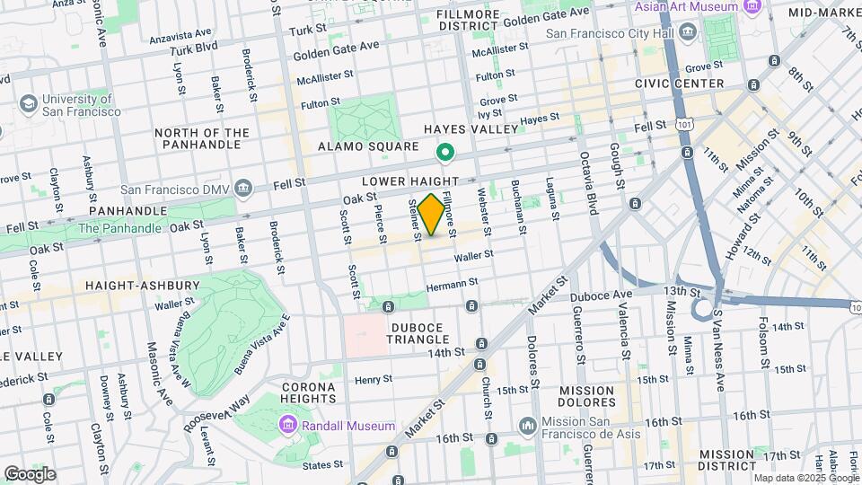 569 Haight St Map and Location Details