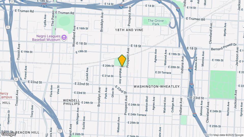 2003 Wabash Ave Map and Location Details