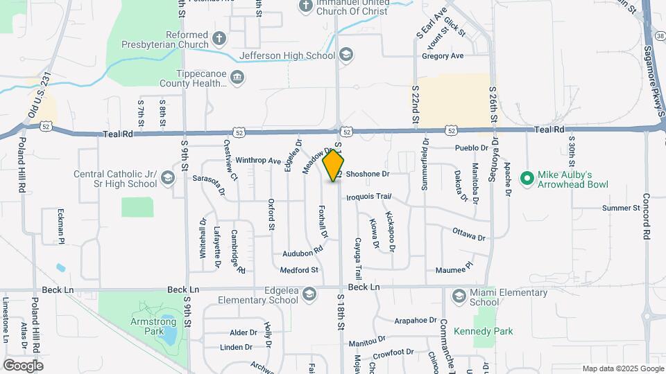 2412 S 18th St Map and Location Details