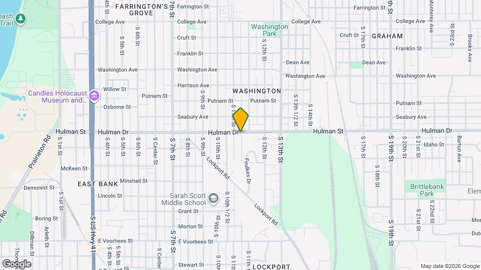 1115 Hulman St Map and Location Details