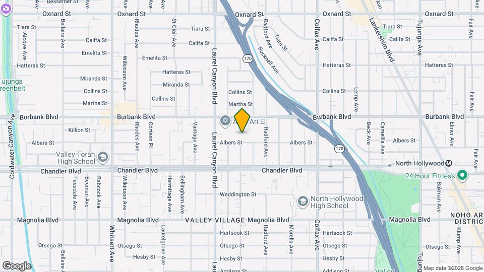 12005 Albers St Mapa y Detalles de la Ubicación