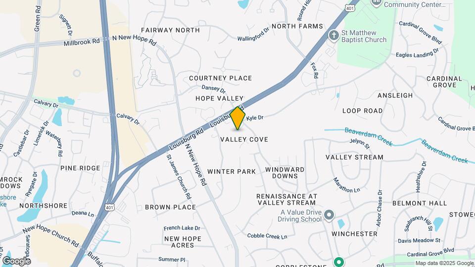 4424 Valley Cove Ct Map and Location Details