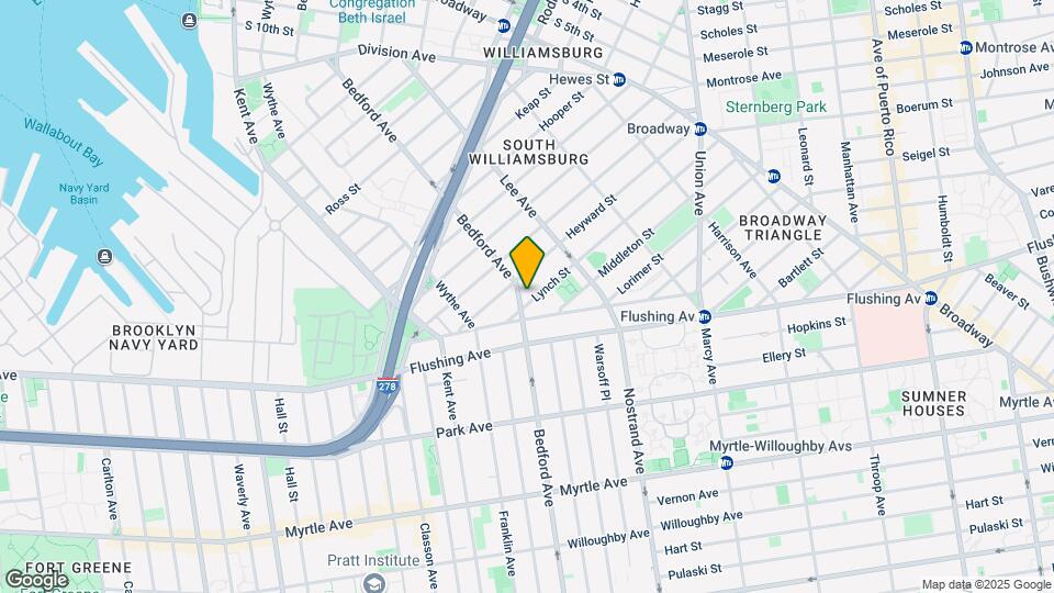 695 Bedford Avenue Map and Location Details