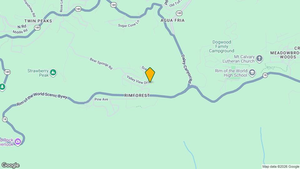 1219 Scenic Way Map and Location Details