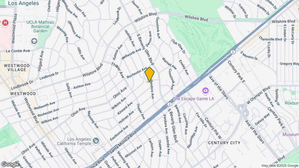 1511 Pandora Ave Map and Location Details