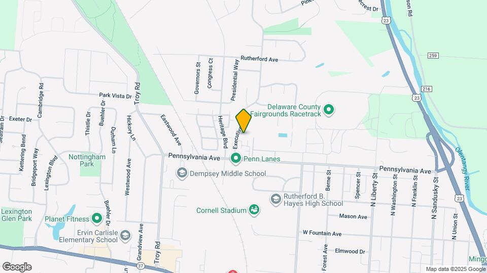 532 Executive Blvd, Unit 534-G Mapa y Detalles de la Ubicación