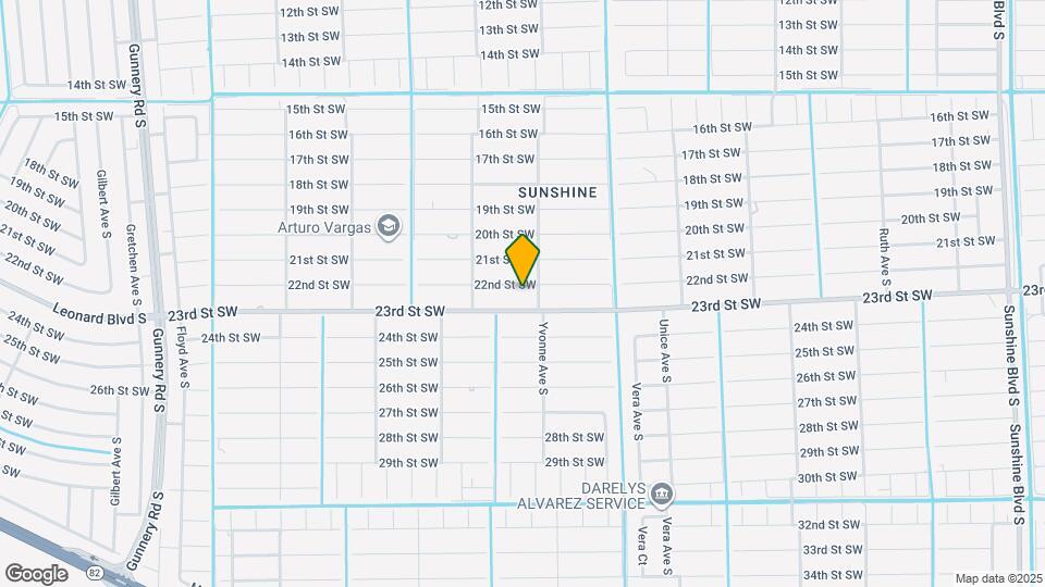 3805 22nd St SW Map and Location Details