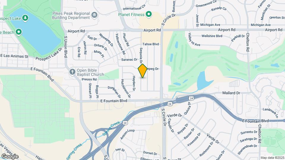 823 Sequoia Dr Map and Location Details