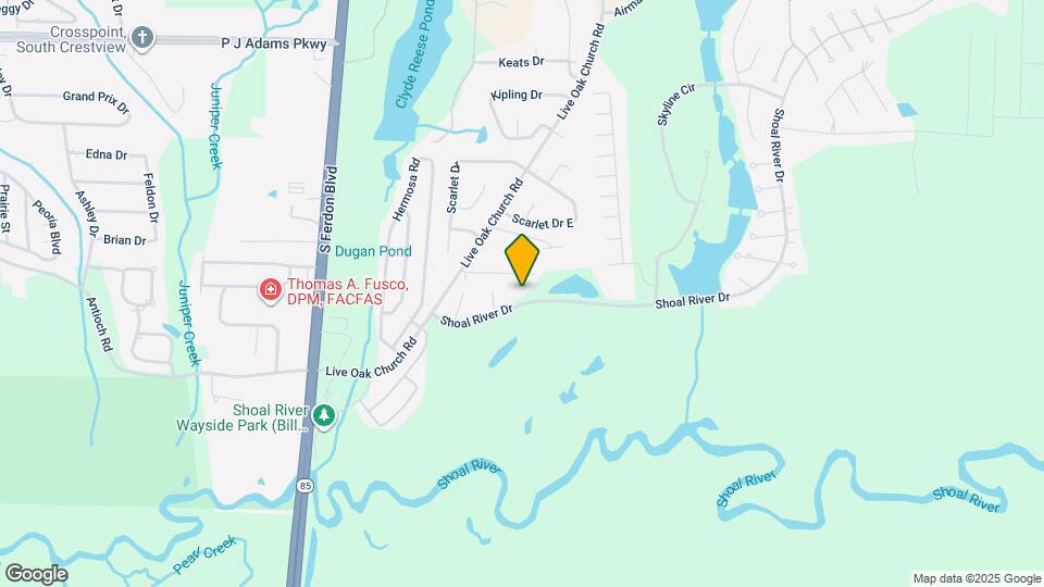 310 Shoal River Dr Map and Location Details
