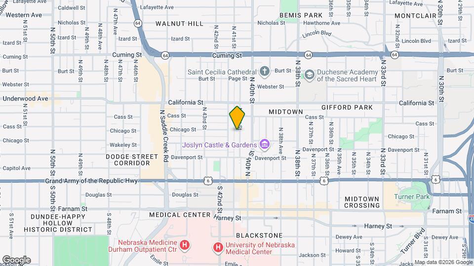 350 N 41st St Map and Location Details