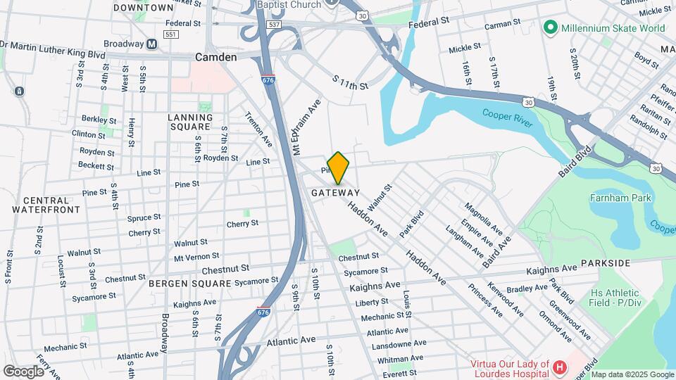 856 Haddon Ave Map and Location Details
