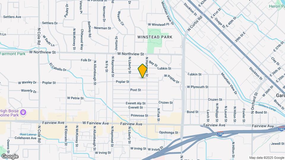 6210 W Poplar St Map and Location Details