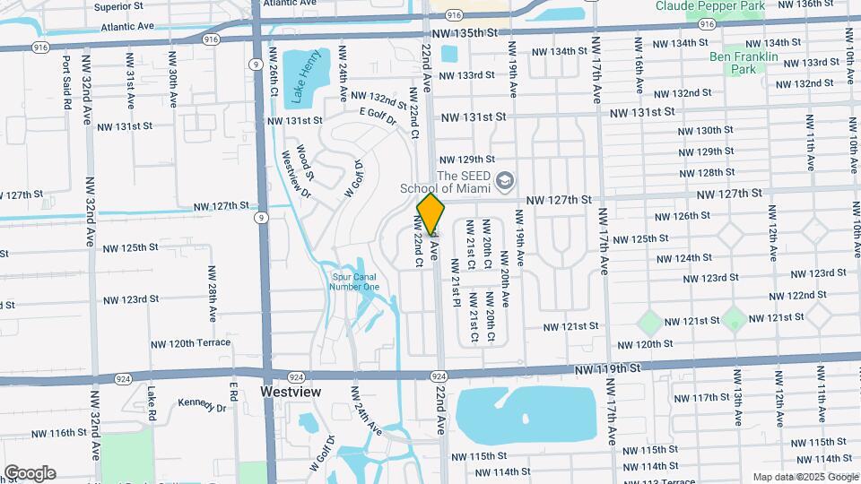 12500 NW 22nd Ave Map and Location Details