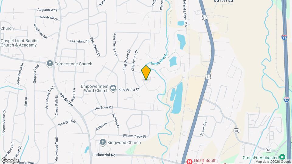 1186 King Arthur Ct Map and Location Details