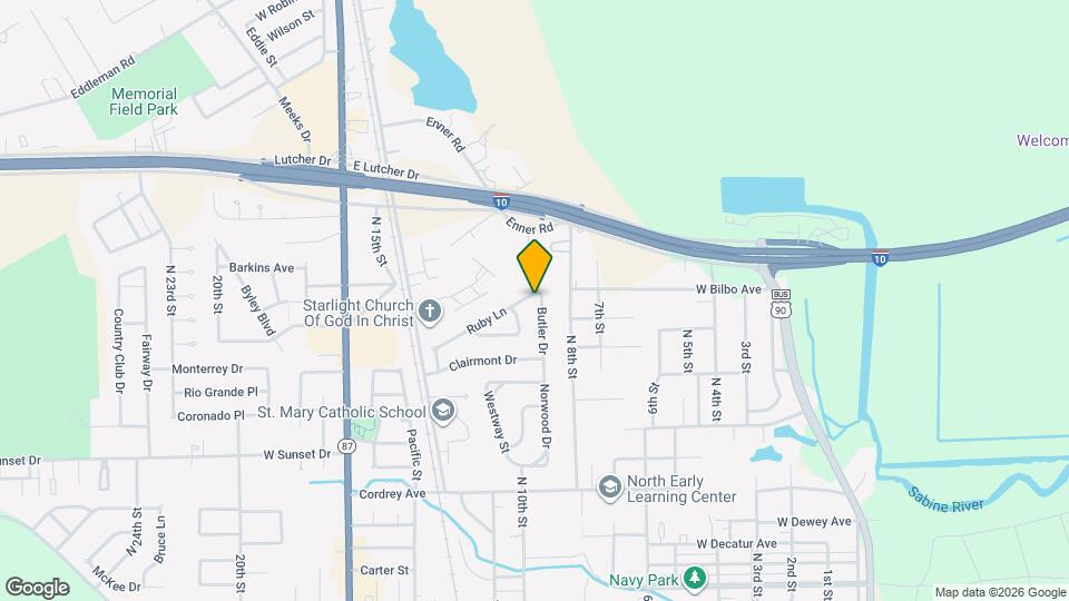 1009 Ruby Ln Map and Location Details