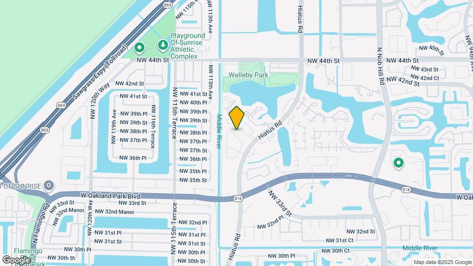 11153 NW 37th St Map and Location Details