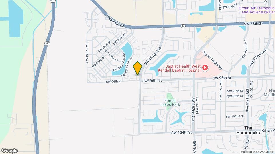 9516 SW 167th Ave Map and Location Details