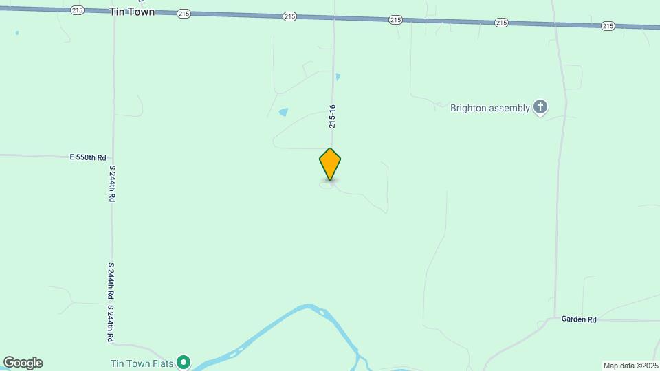 5485 S 250th Rd Map and Location Details