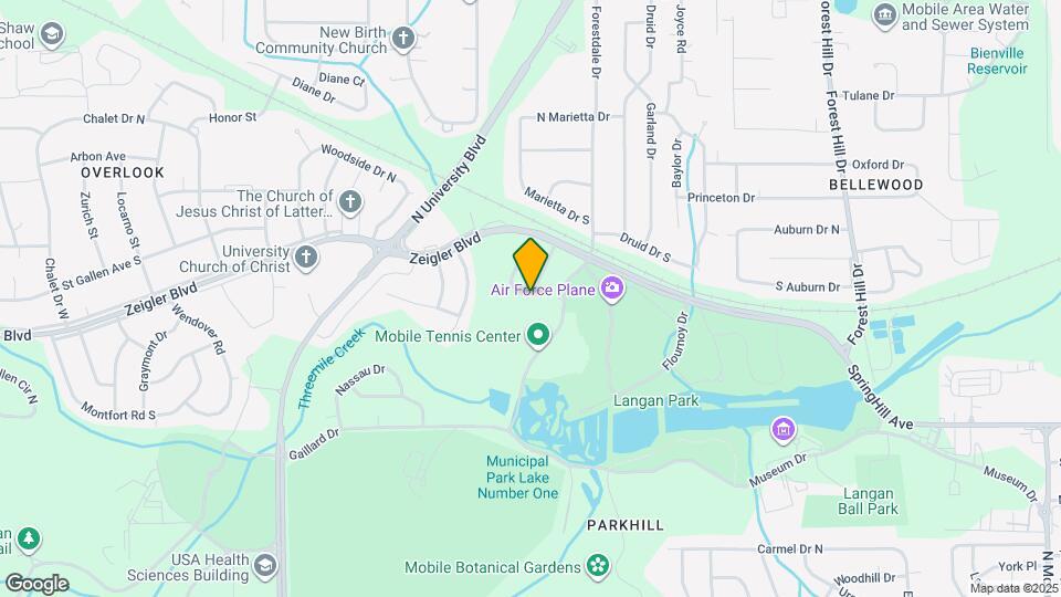 5301 S David Langan Dr Map and Location Details