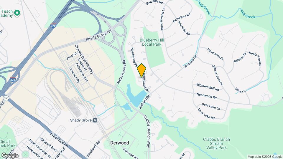 8141 Needwood Rd Map and Location Details