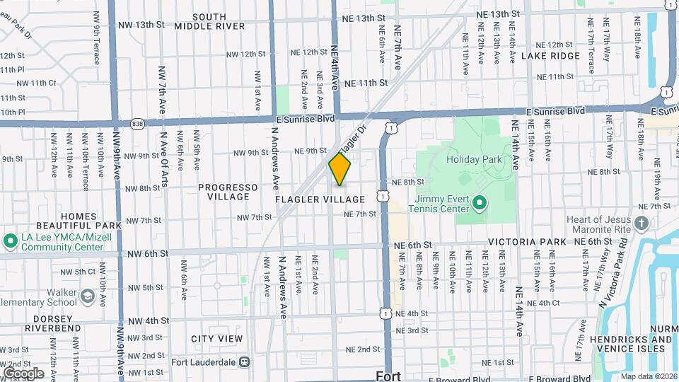 775 NE 4th Ave Map and Location Details