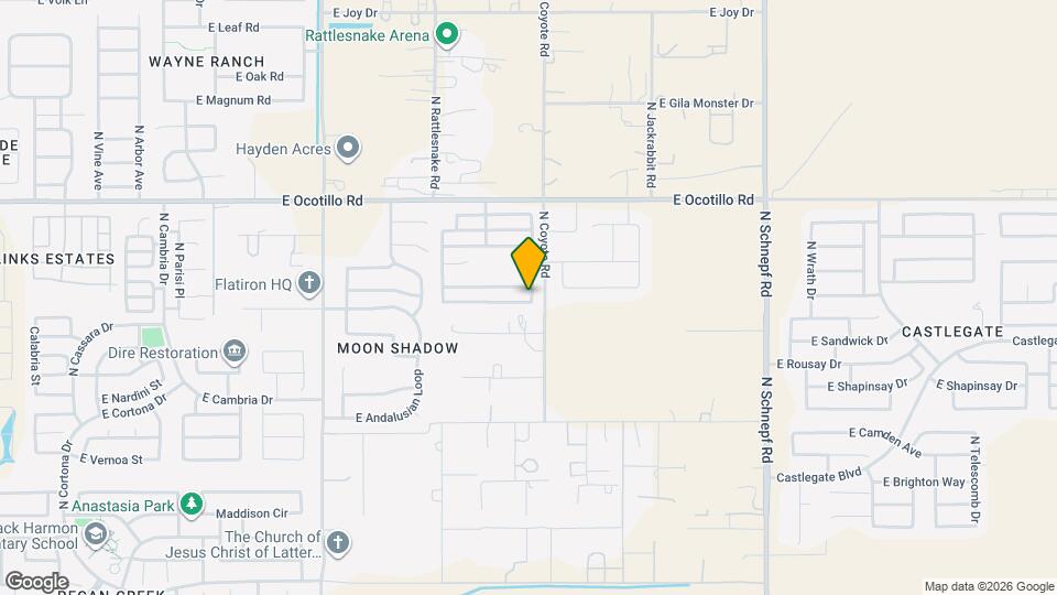 2574 E Meadow Mist Ln Map and Location Details