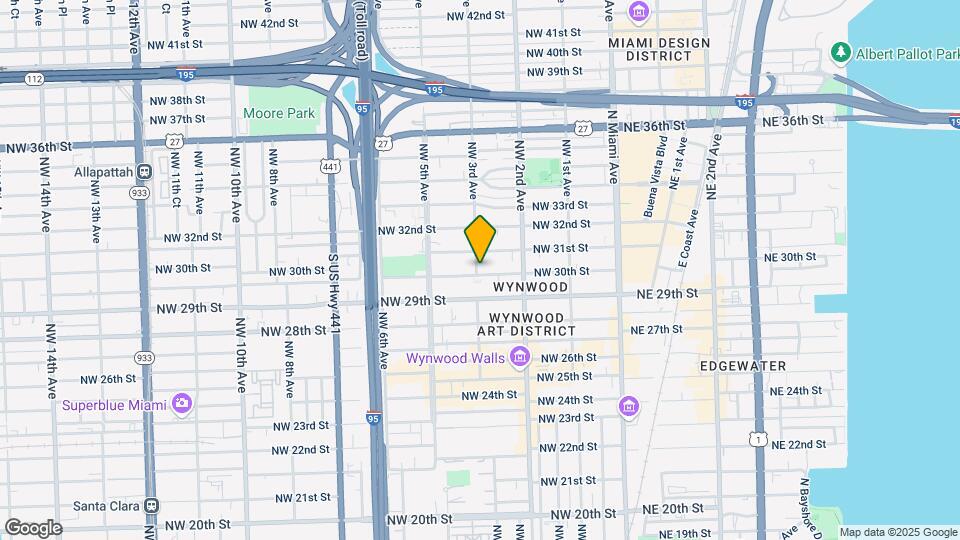 291 NW 30th St, Unit S Map and Location Details