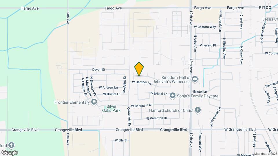2107 W Tudor Ln Map and Location Details