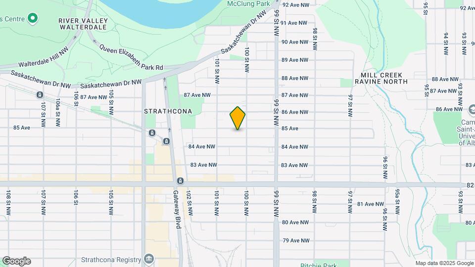 10015 85 Av NW Map and Location Details