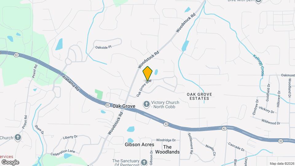 220 Oak Grove Way Map and Location Details