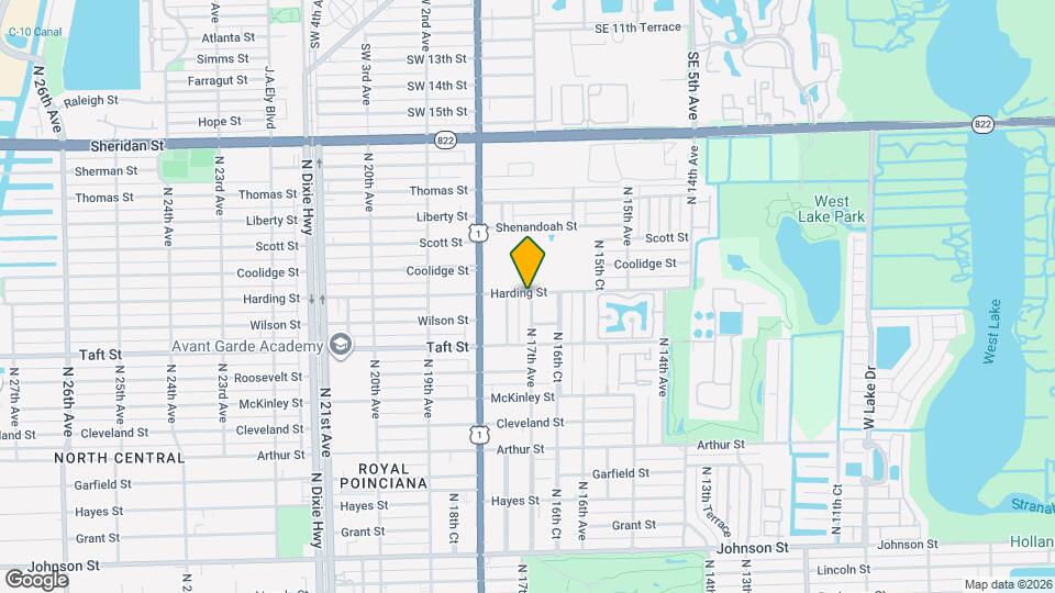 1820 N 17th Ave Map and Location Details