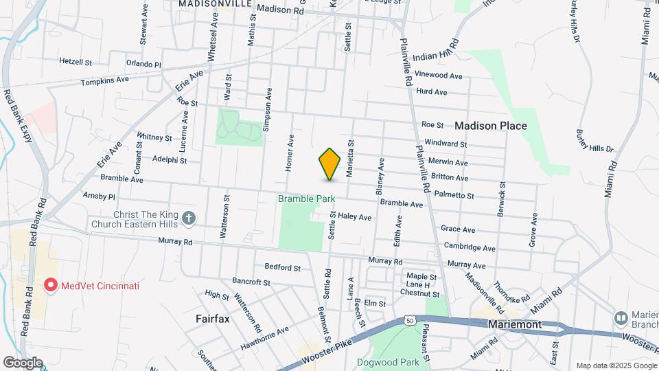 6505 Palmetto St Map and Location Details