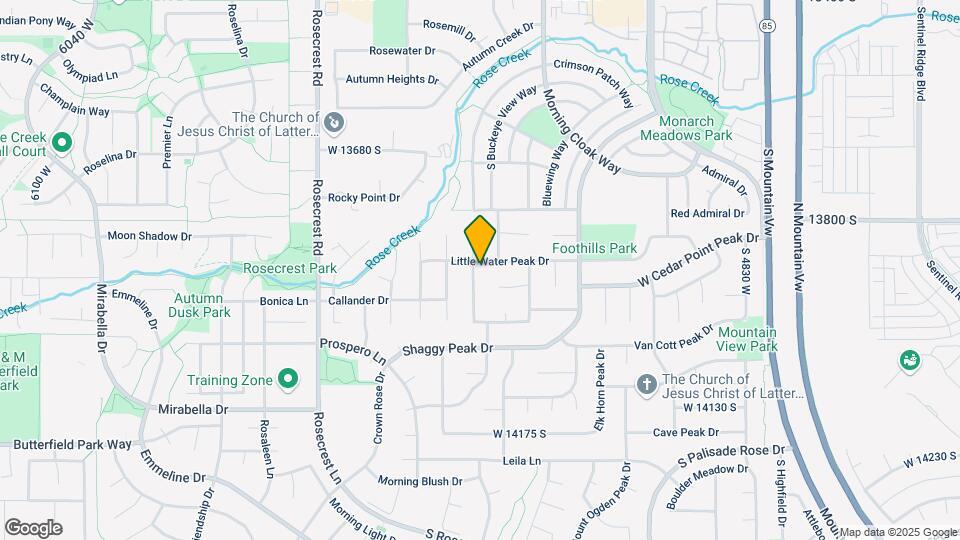 13891 S Newburg Dr Map and Location Details