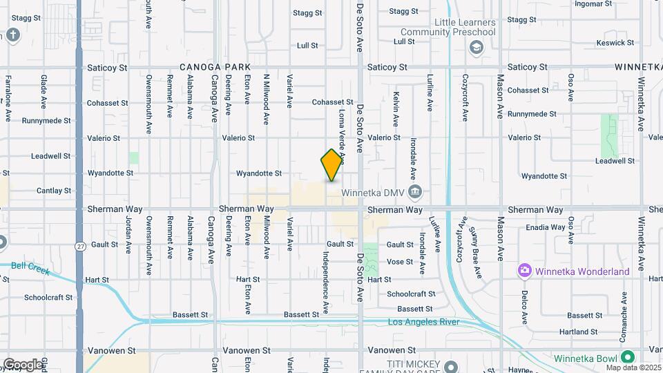 7230 Independence Ave Map and Location Details
