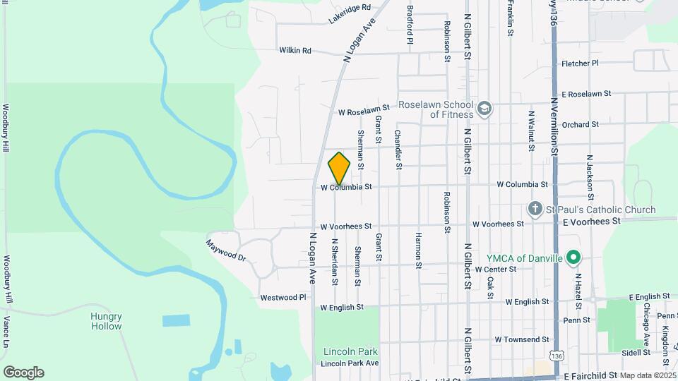 1323 N Sheridan St Map and Location Details