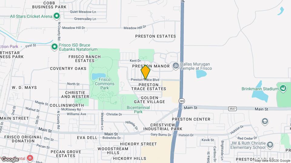8547 Preston Trace Blvd Map and Location Details