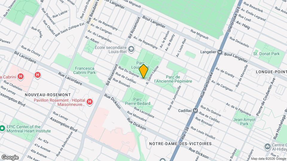 5540 Du Quesne Rue Map and Location Details