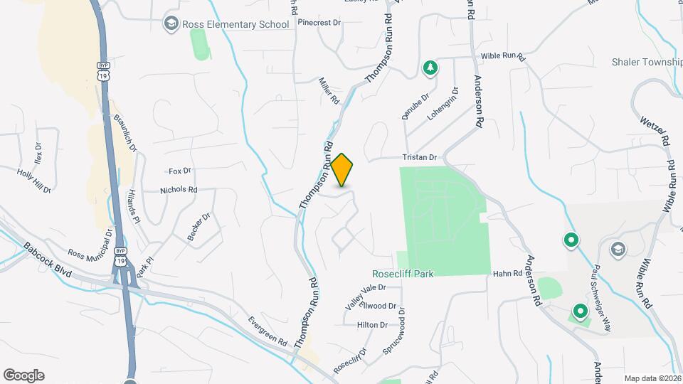 188 Thompson Run Rd Map and Location Details