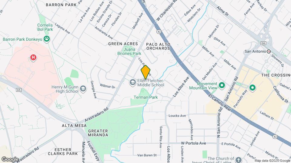 4287 Pomona Ave Map and Location Details