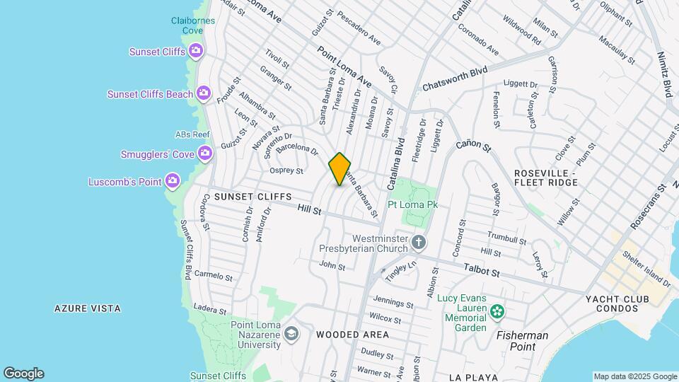 1065 Moana Dr Map and Location Details