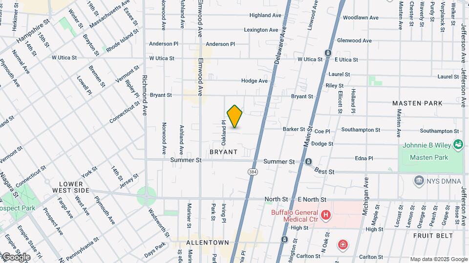 65 Oakland Pl Map and Location Details