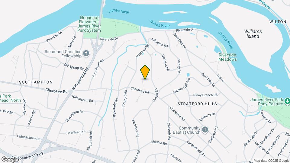 4233 Pawnee Rd Map and Location Details