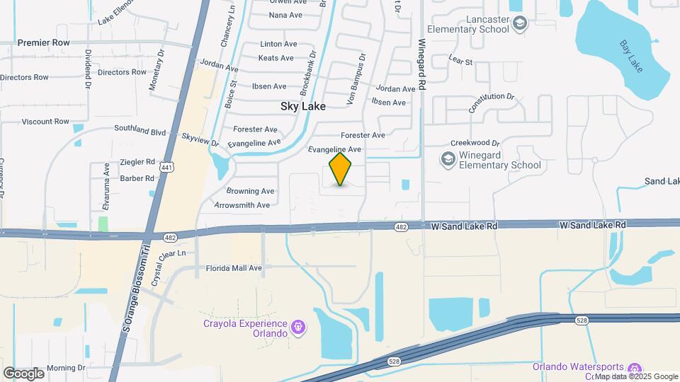 836 Sky Lake Cir Map and Location Details